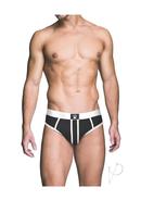 Prowler Red Ass-less Brief - Xlarge - Black/white