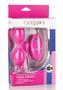 Dual Motor Kegel System Rechargeable Vibrating Silicone Kegel Balls With Remote Control - Pink